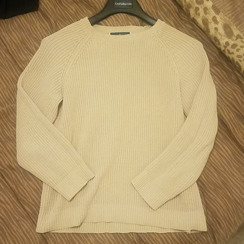 Karen scott knit brown sweater size M